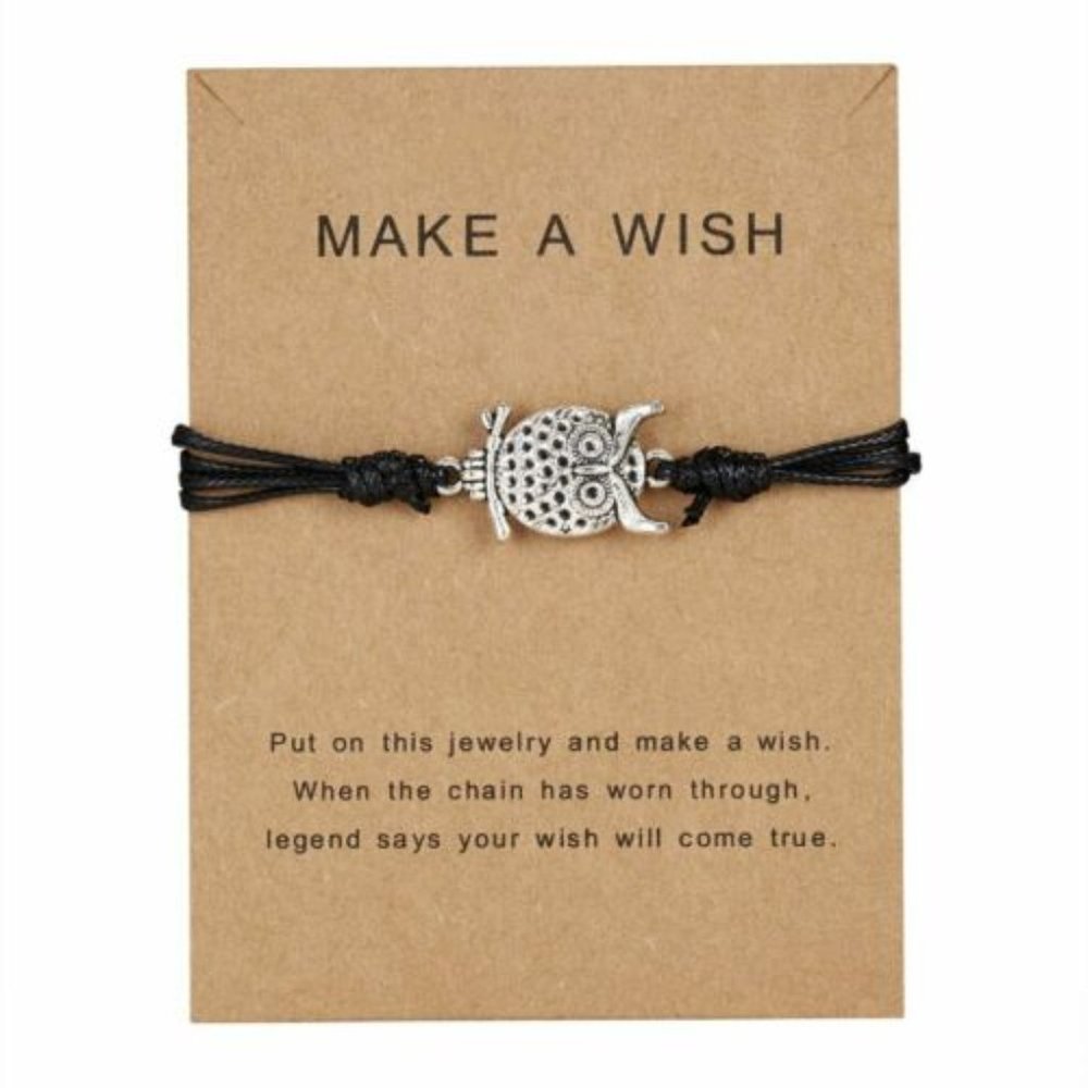 Owl Bracelet Fashion Wish String Adjustable Friend - Picture 2 of 8